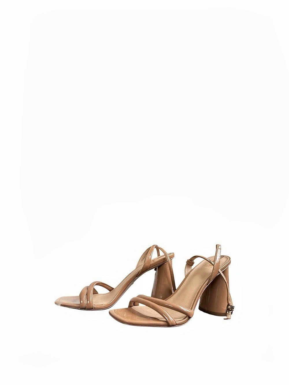 Sam Edelman Yaro Block Heel Sandal Strappy Heels in Brown